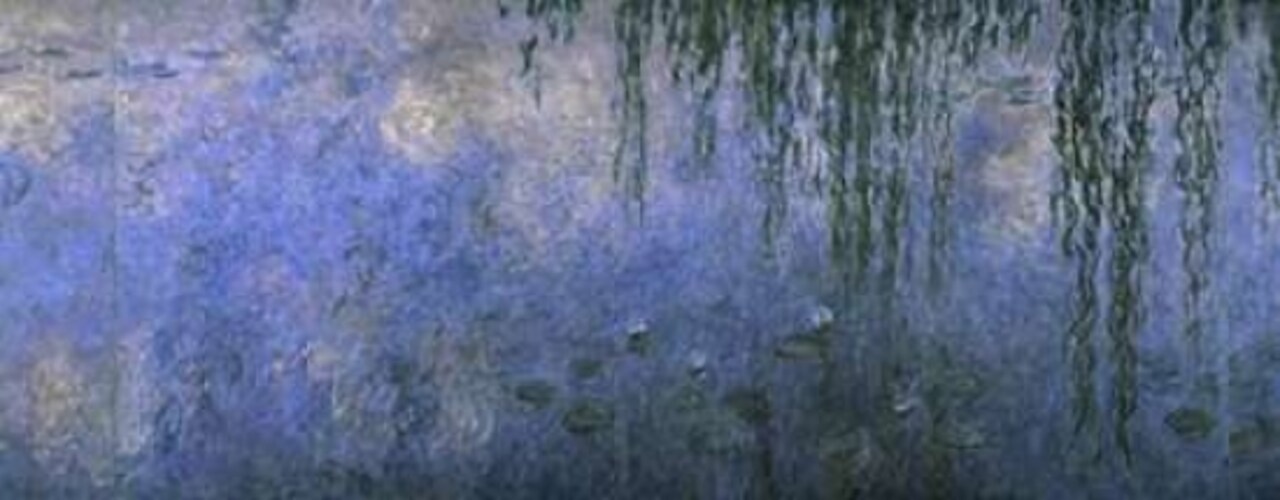 Water Lilies: Morning with Willows c. 1918-26 - center panel Poster Print by Claude Monet - Item # VARPDX278739